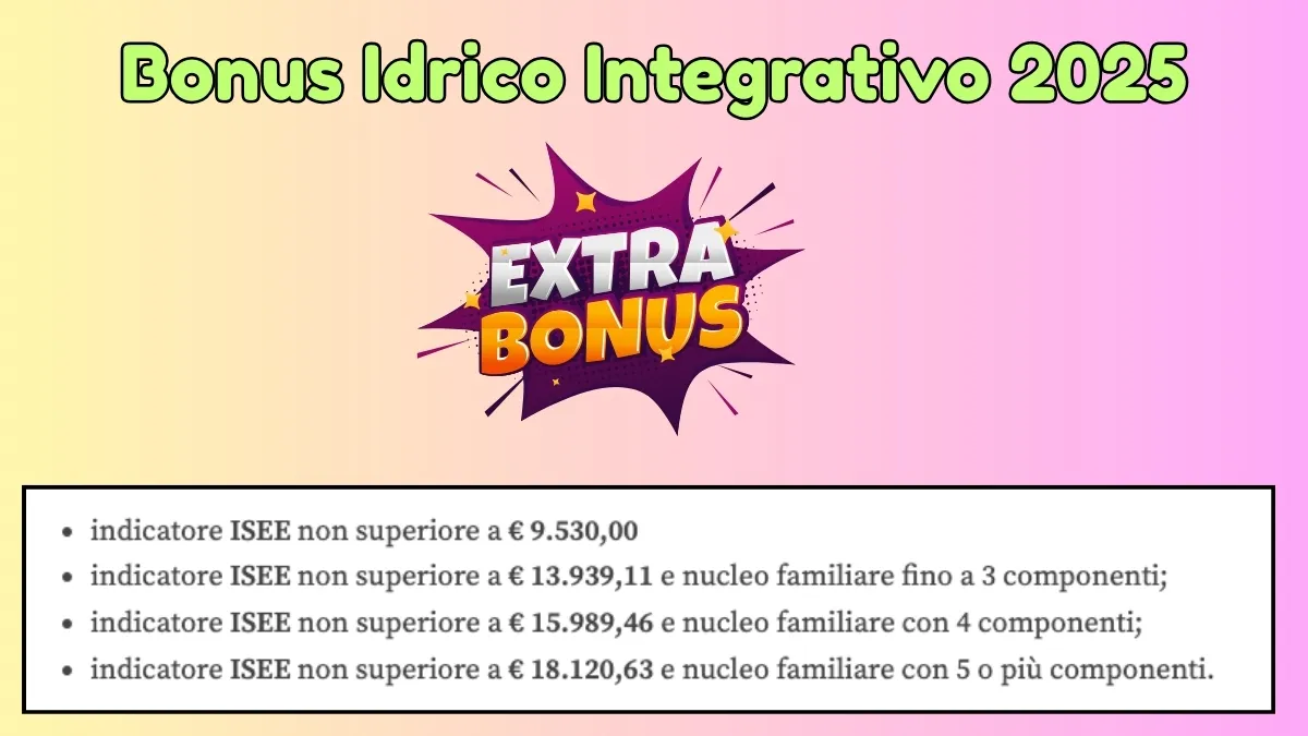 Bonus Idrico Integrativo 2025